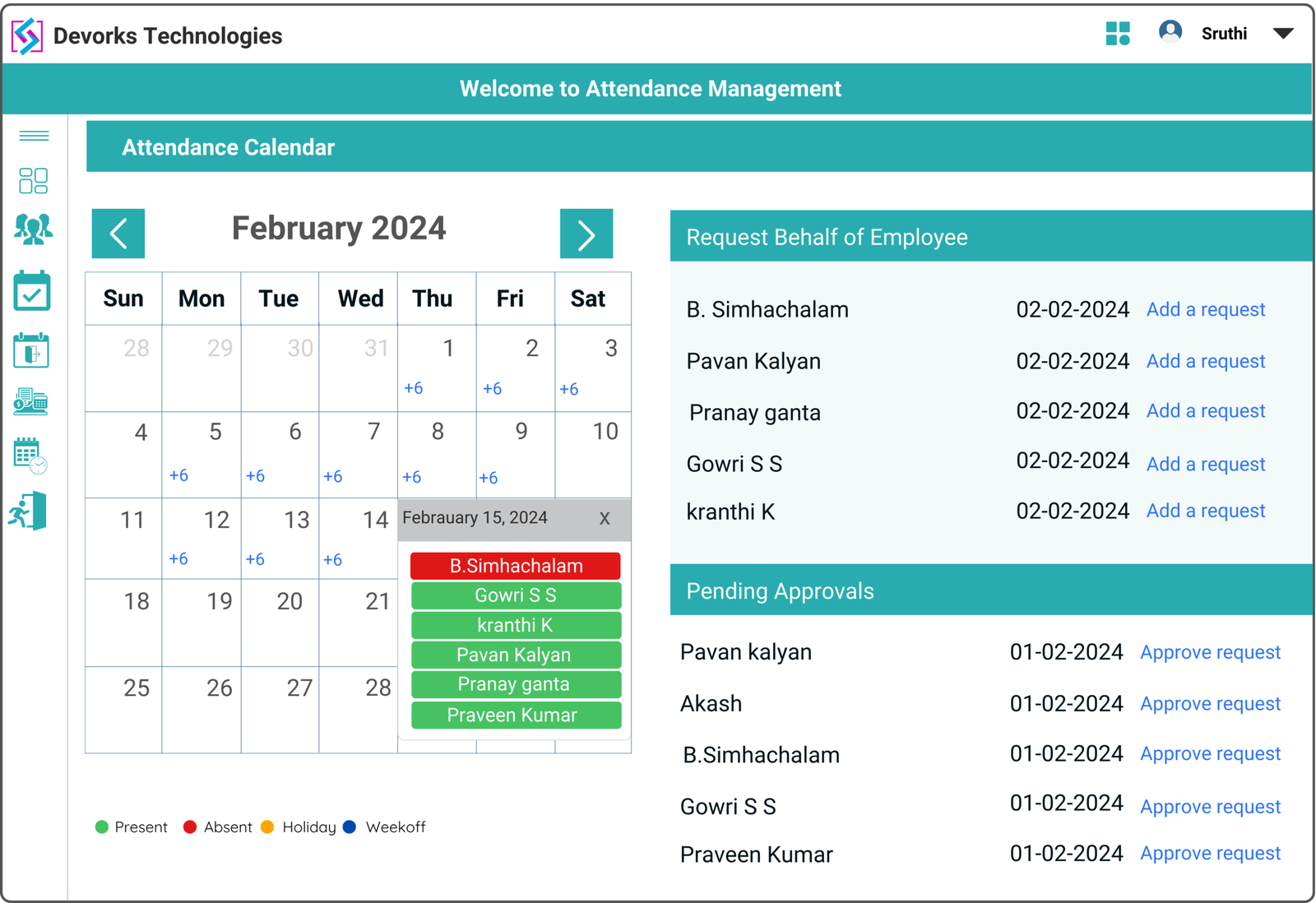 Attendance-Management-dashboard