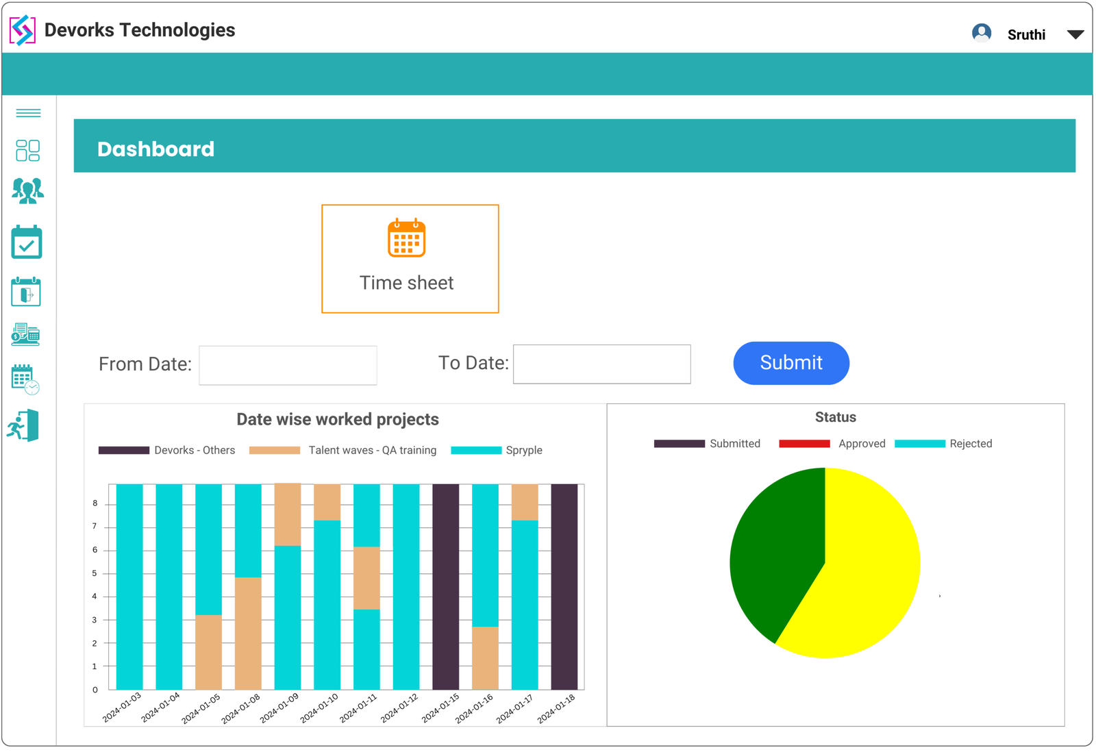 Time-Sheet-Management-dashboard